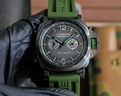 Panerai Submersible 47MM Imported 2555 Movement Skeleton Hands Watch